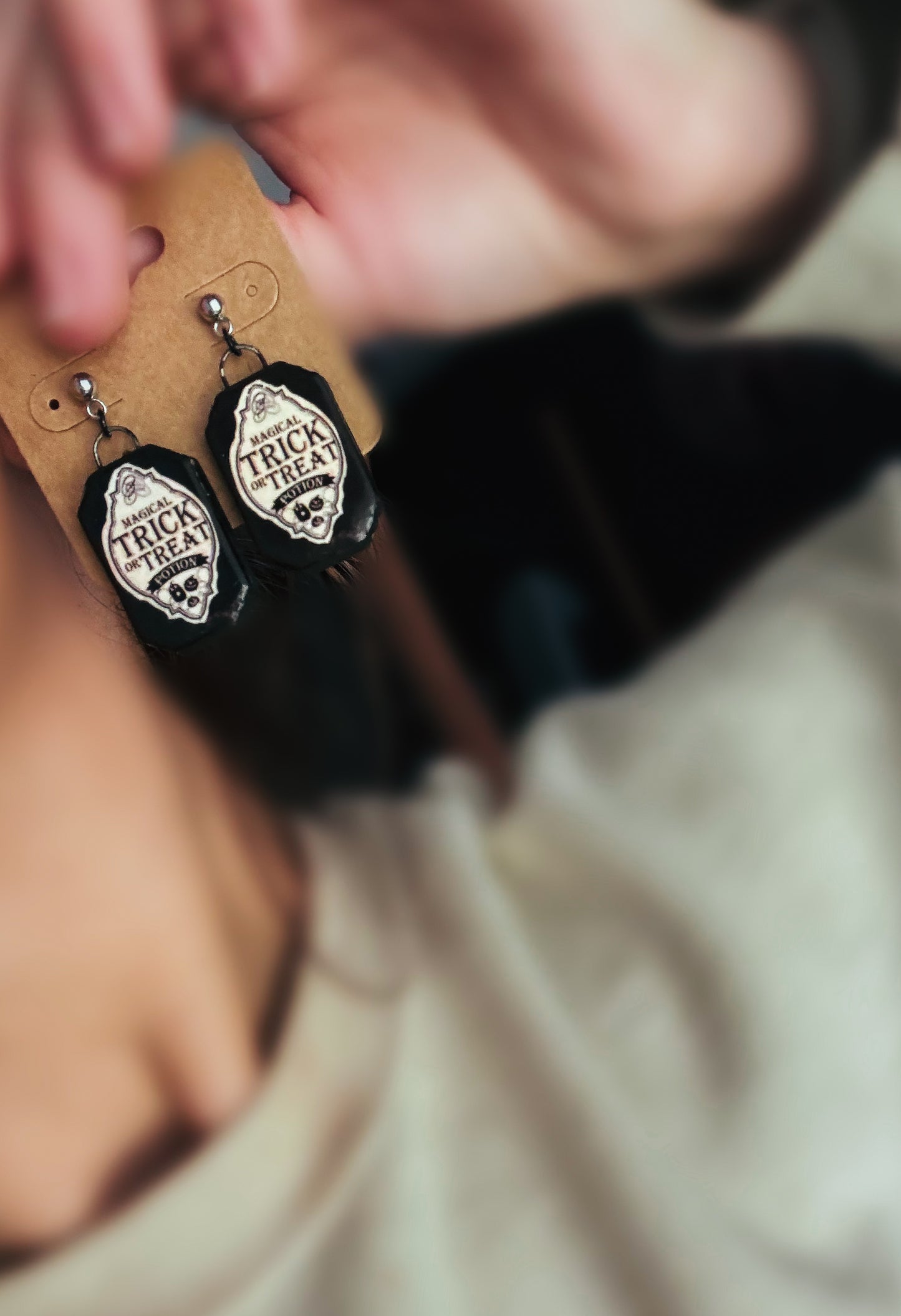 Trick-or-Treat Potion Earrings