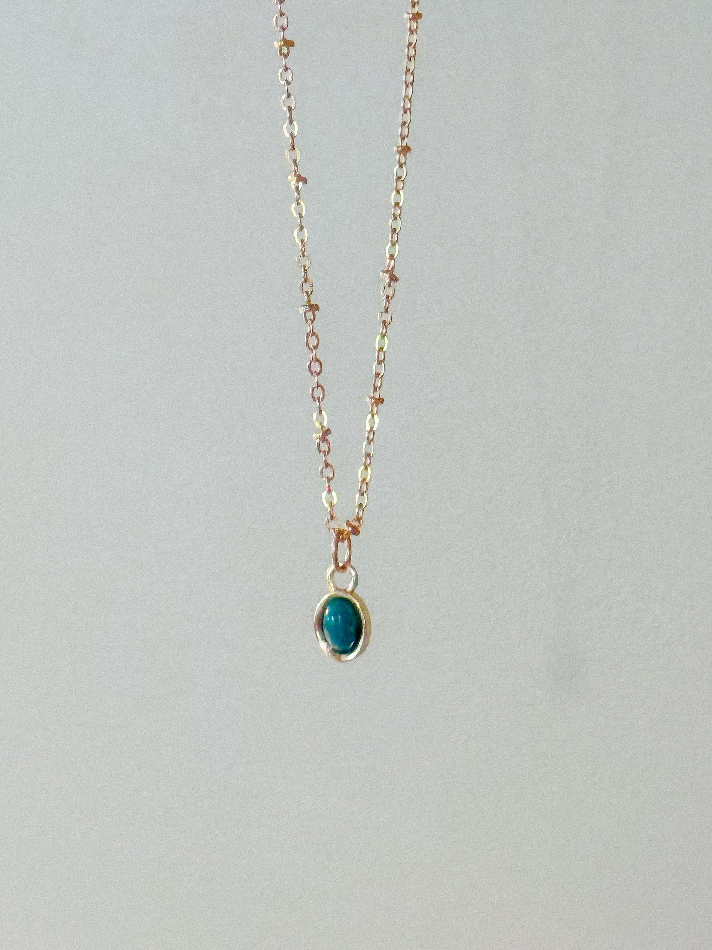 Azure Tides Drop Necklace