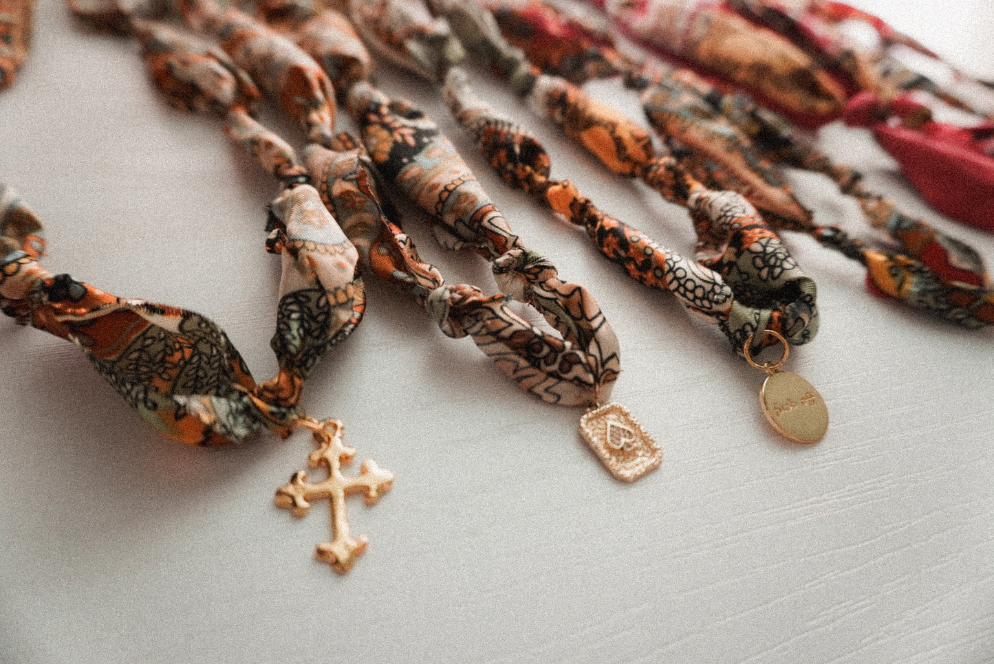 Prairie Ace Silk Necklace