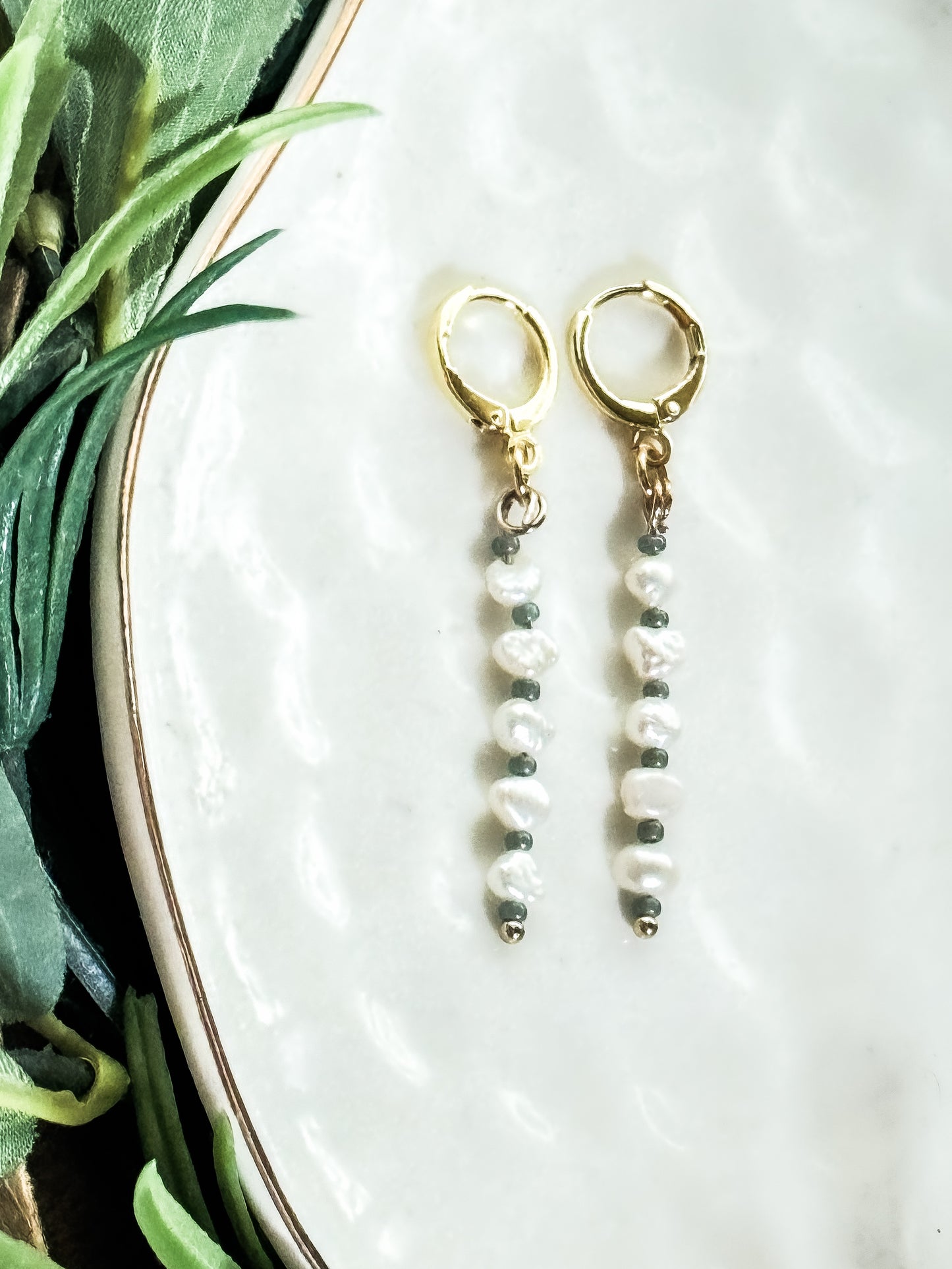 Dainty Natural Pearl Earrings