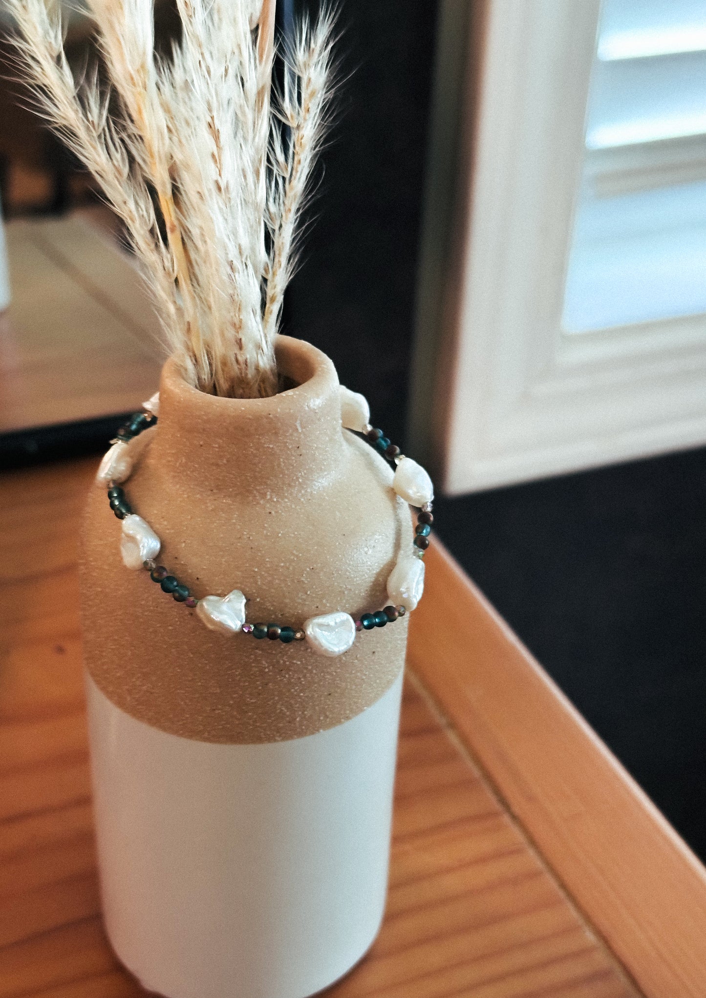 A Pearls Current Bracelet