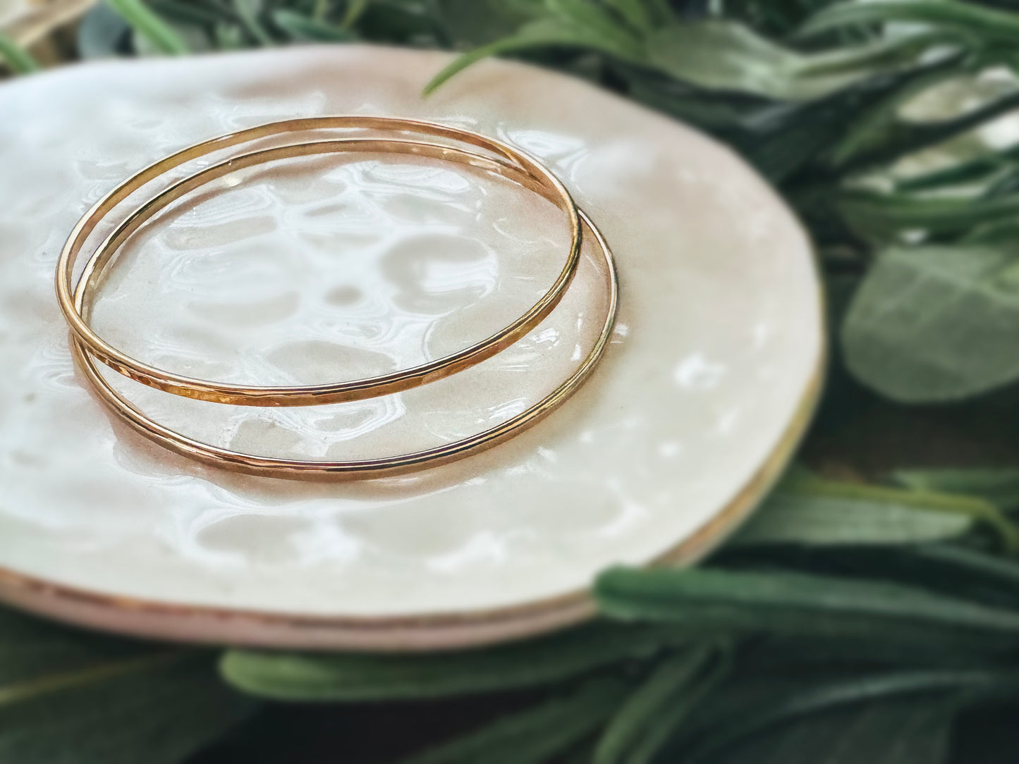 Golden Stillness Bangles
