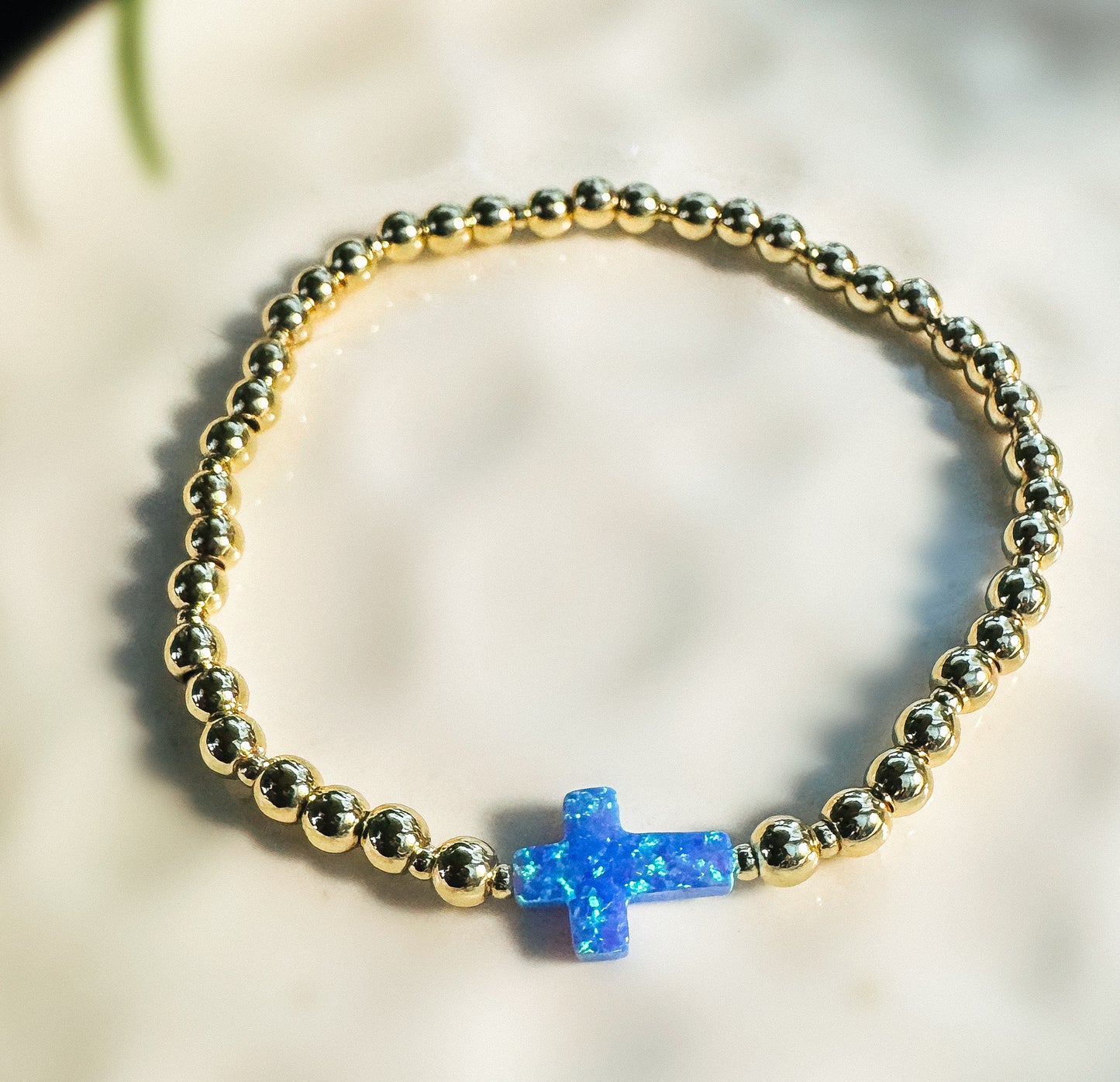 Opaline Faith Bracelet - Blue