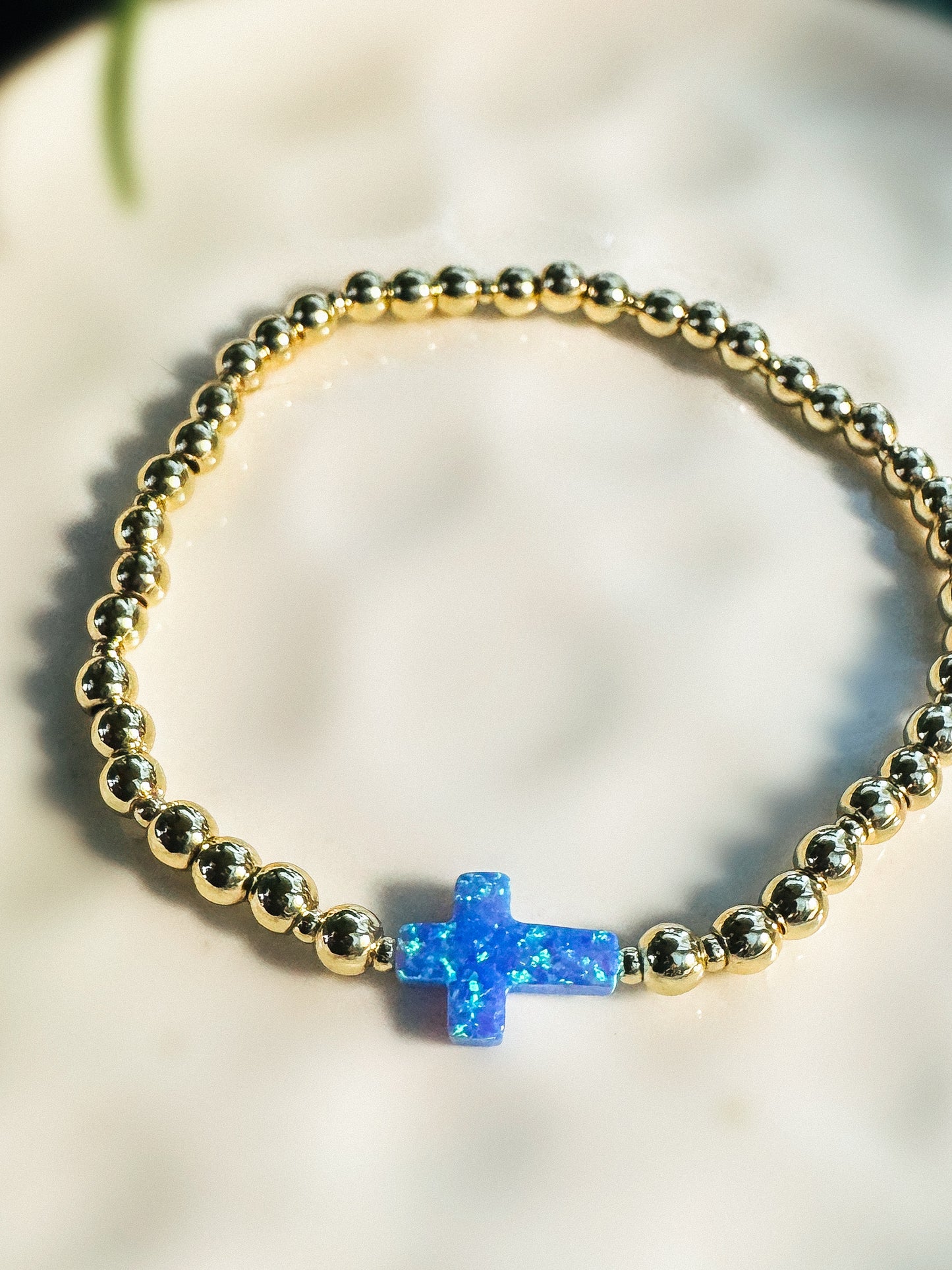 Opaline Faith Bracelet - Blue