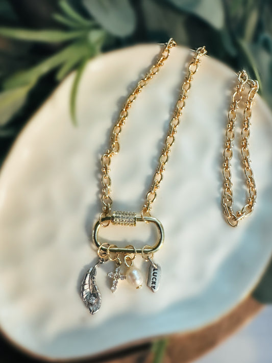 Lucky Feather Necklace