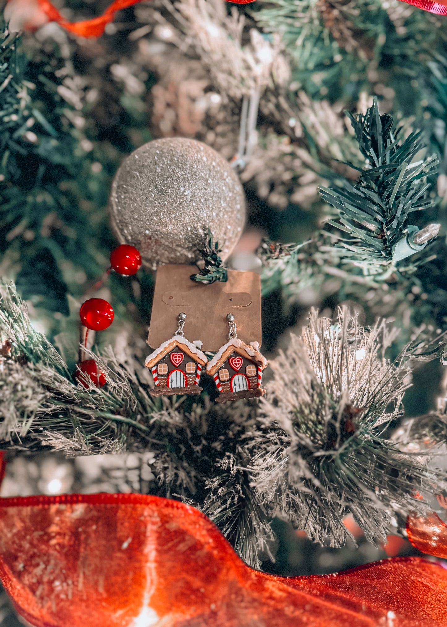 Cozy Gingerbread Cottage Earrings