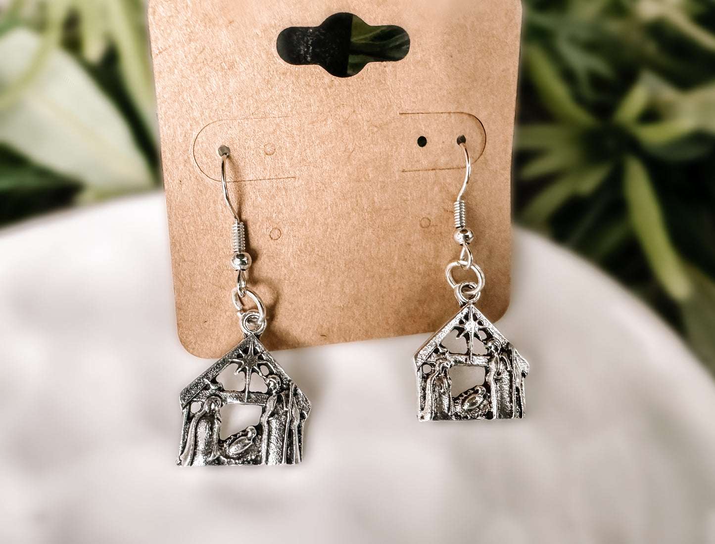 Reason For The Season Christmas Nativity Earrings