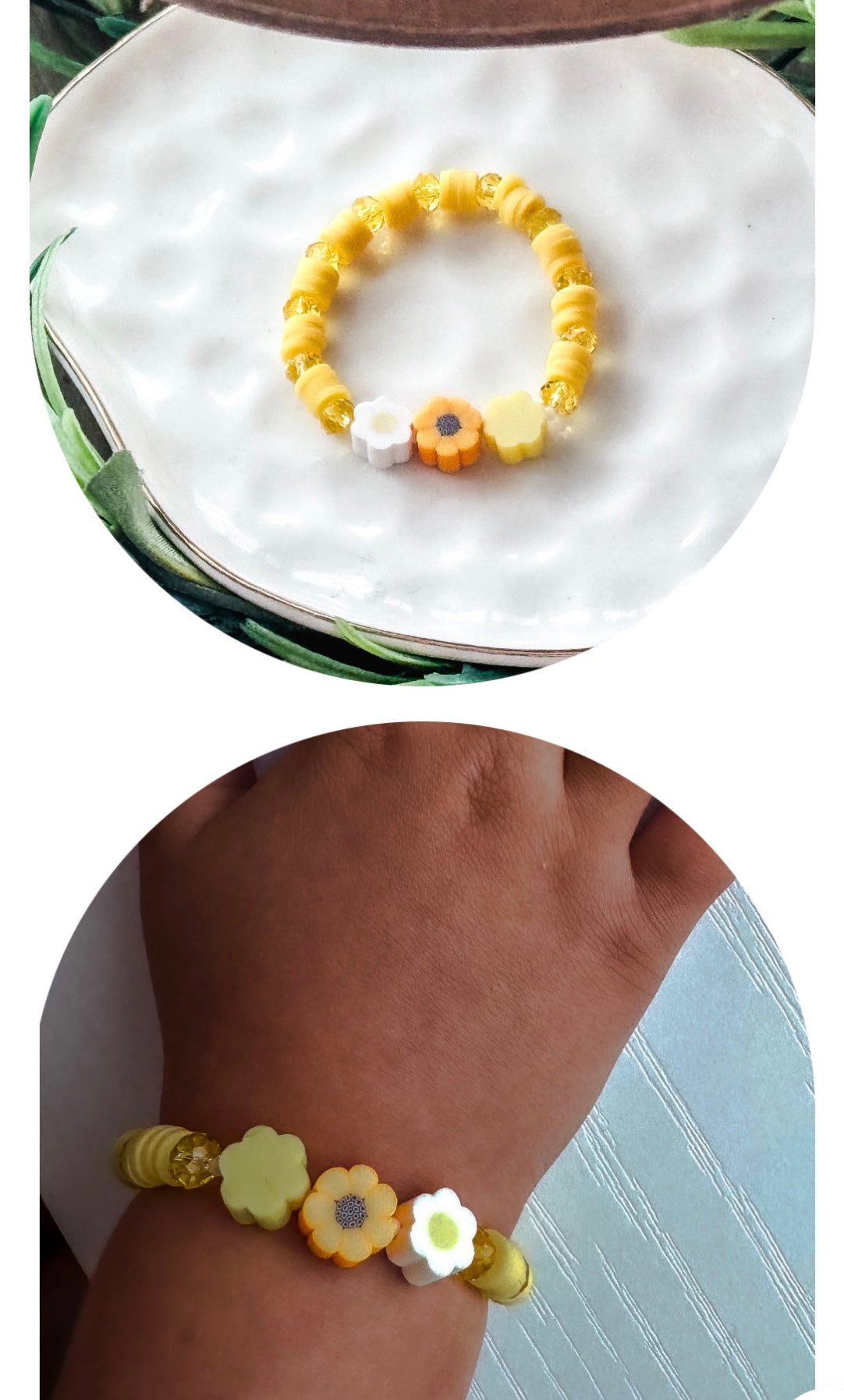 Kids Spring Flower Bracelet