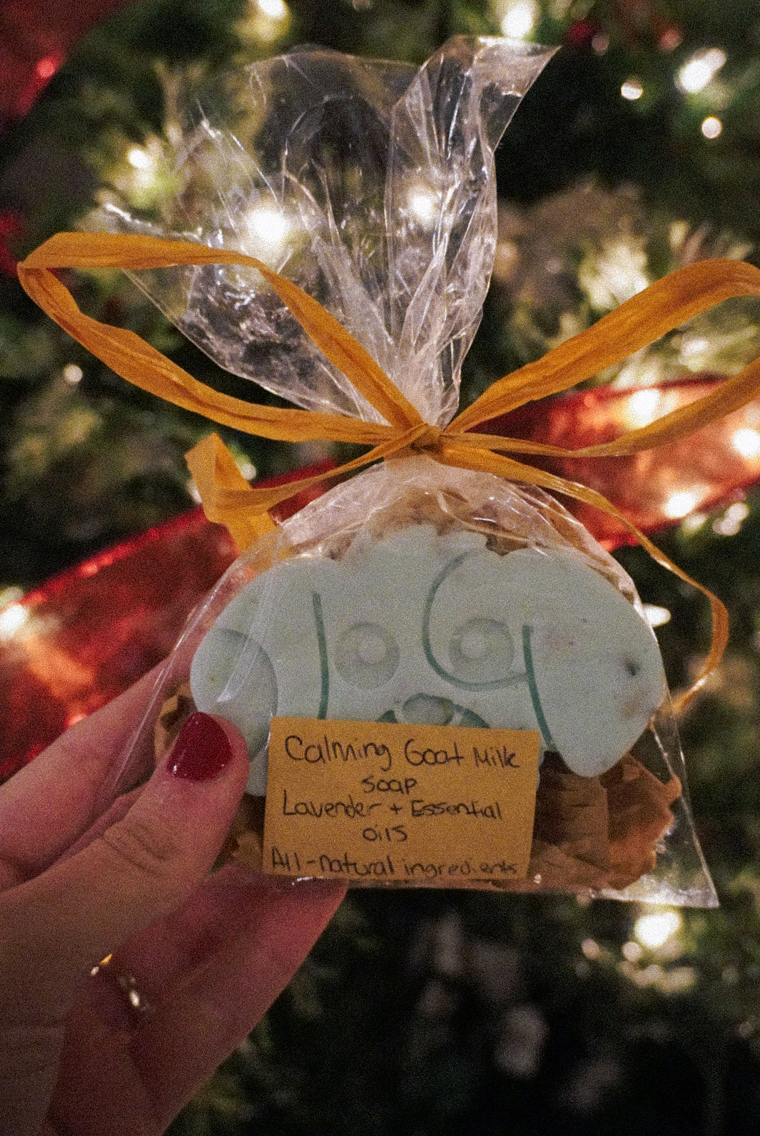 Light Blue Lavender Puppy Shape Calming Goat Milk Soap