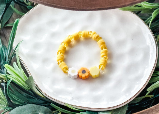 Kids Spring Flower Bracelet