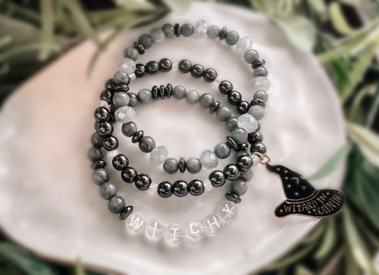 Feeling Witchy Halloween Bracelet Stack