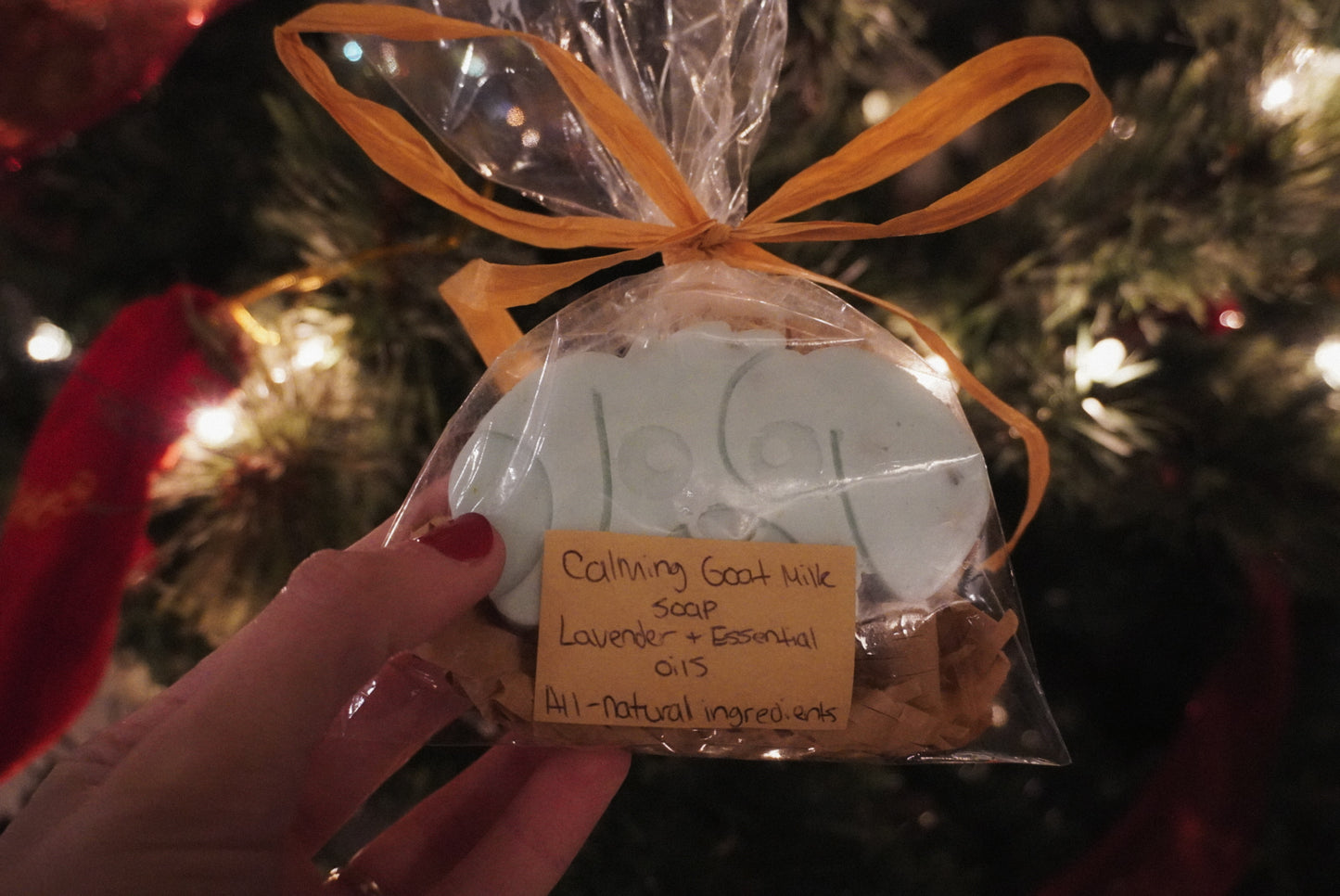 Light Blue Lavender Puppy Shape Calming Goat Milk Soap