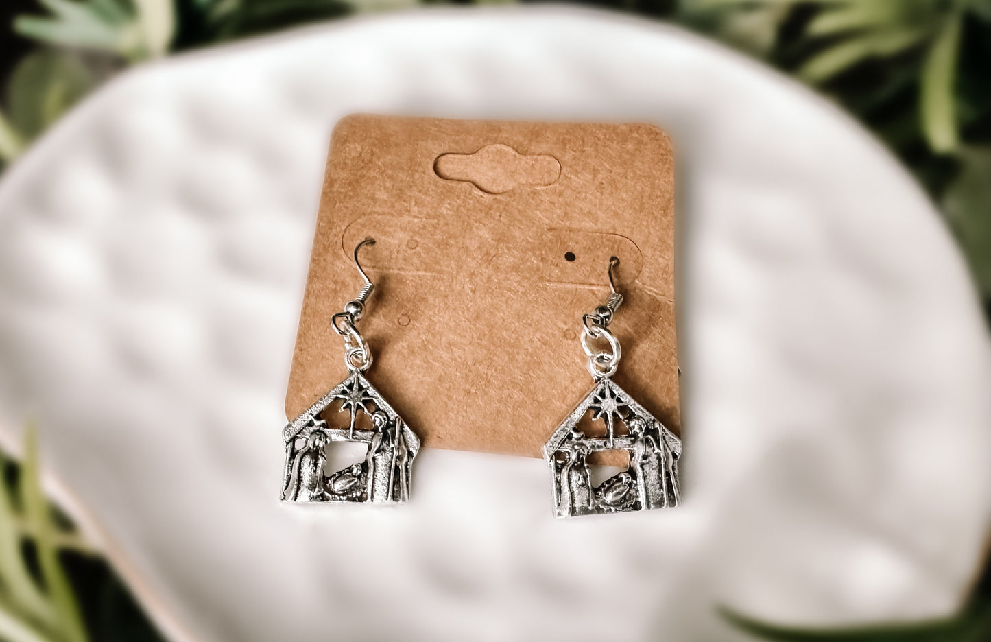 Reason For The Season Christmas Nativity Earrings