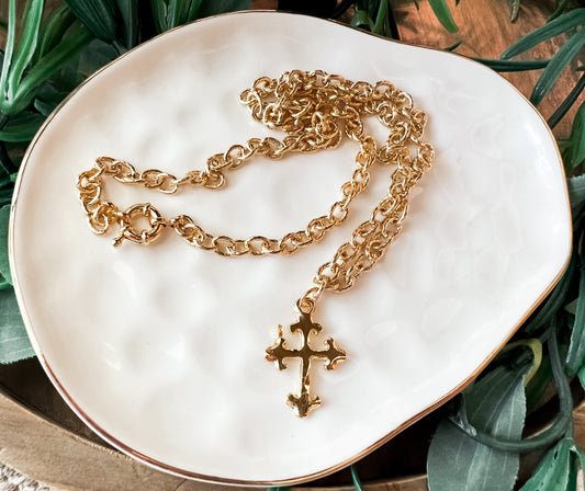 Chunky Cross Necklace