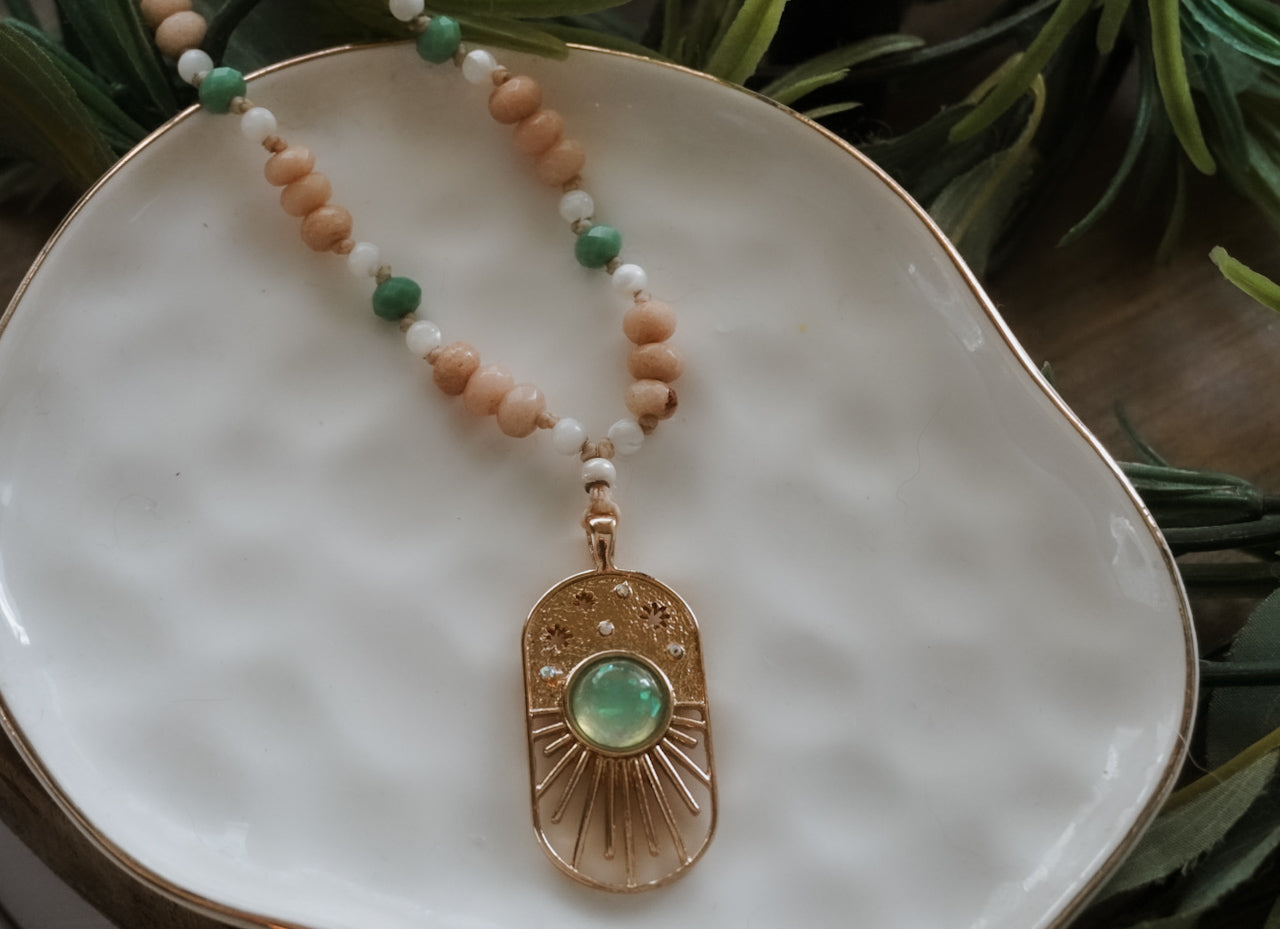 Desert Moon Car Charm