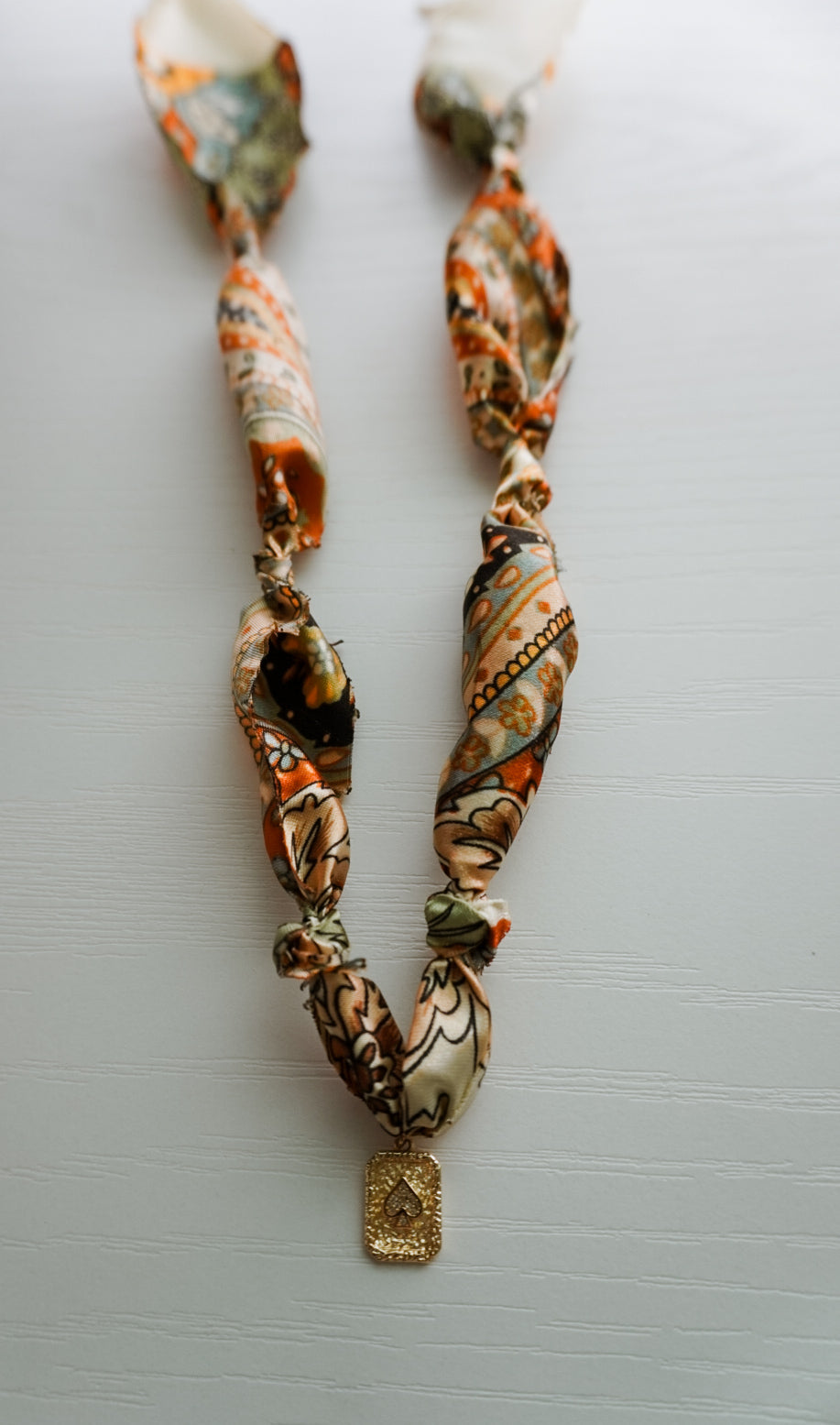 Prairie Ace Silk Necklace