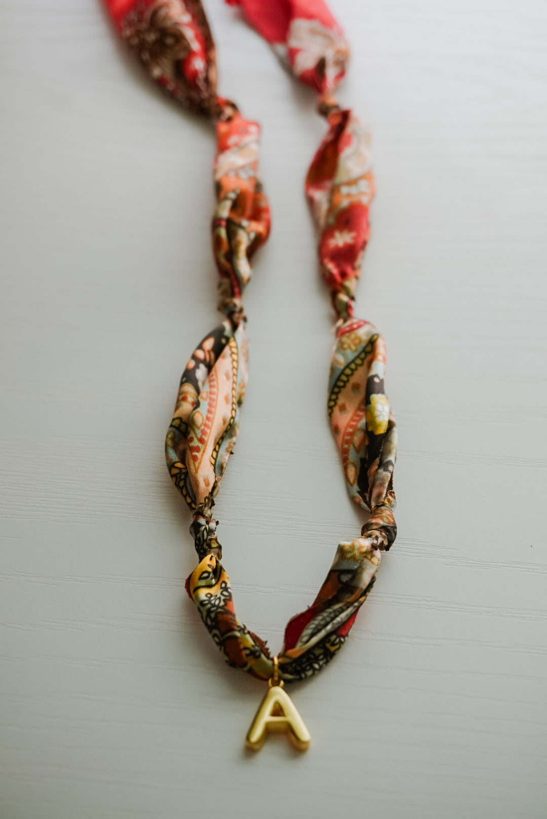 Trailblazer Initial Silk Necklace