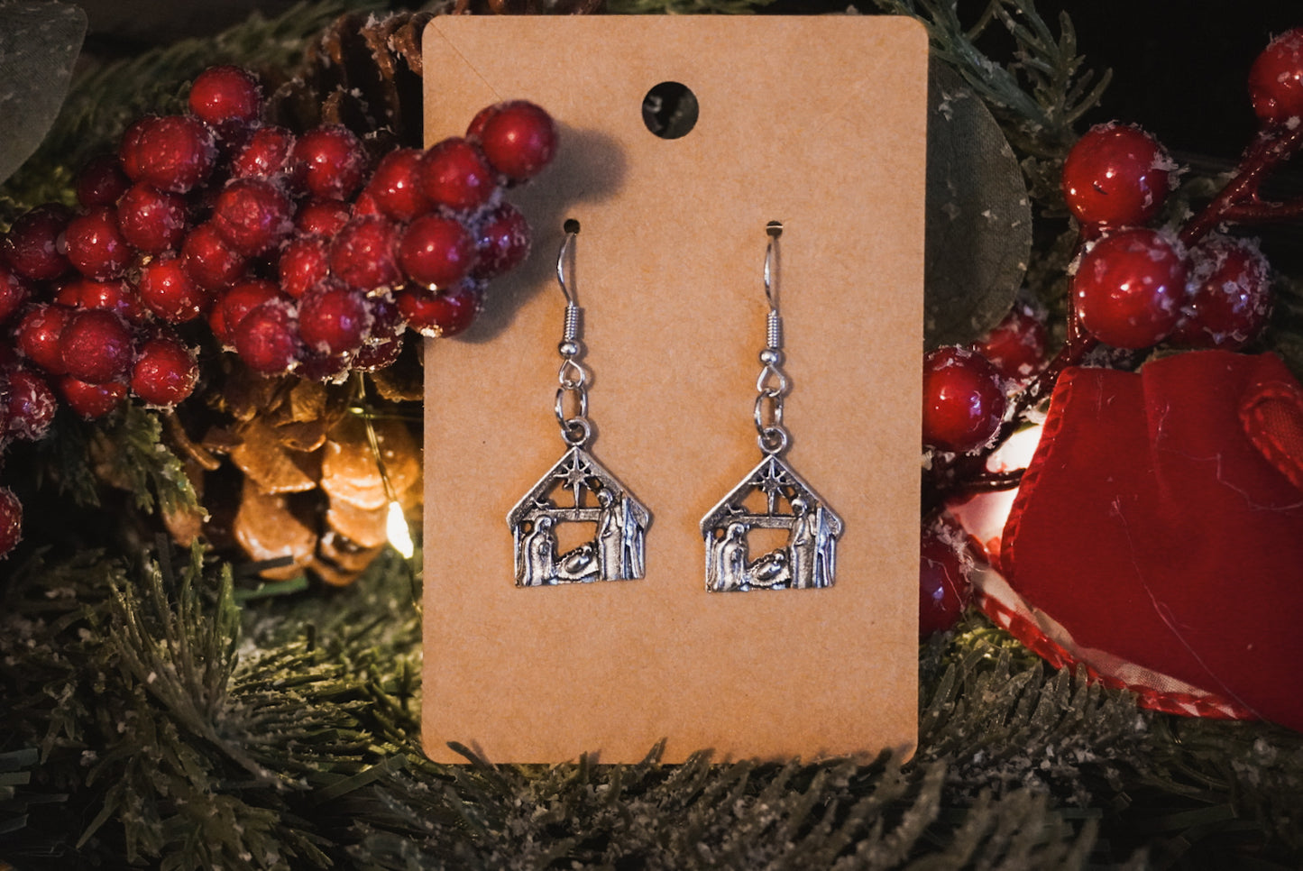 Silent Night Earrings