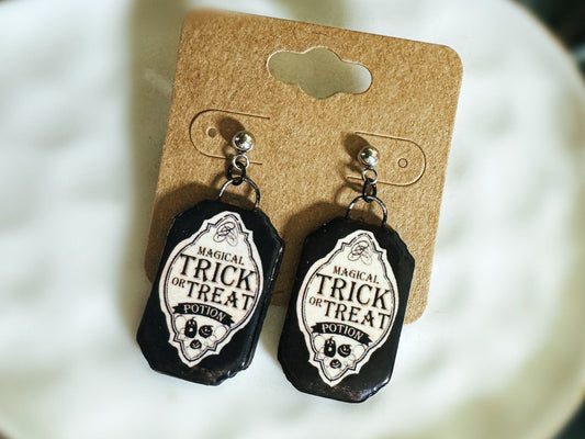 Trick-or-Treat Potion Earrings