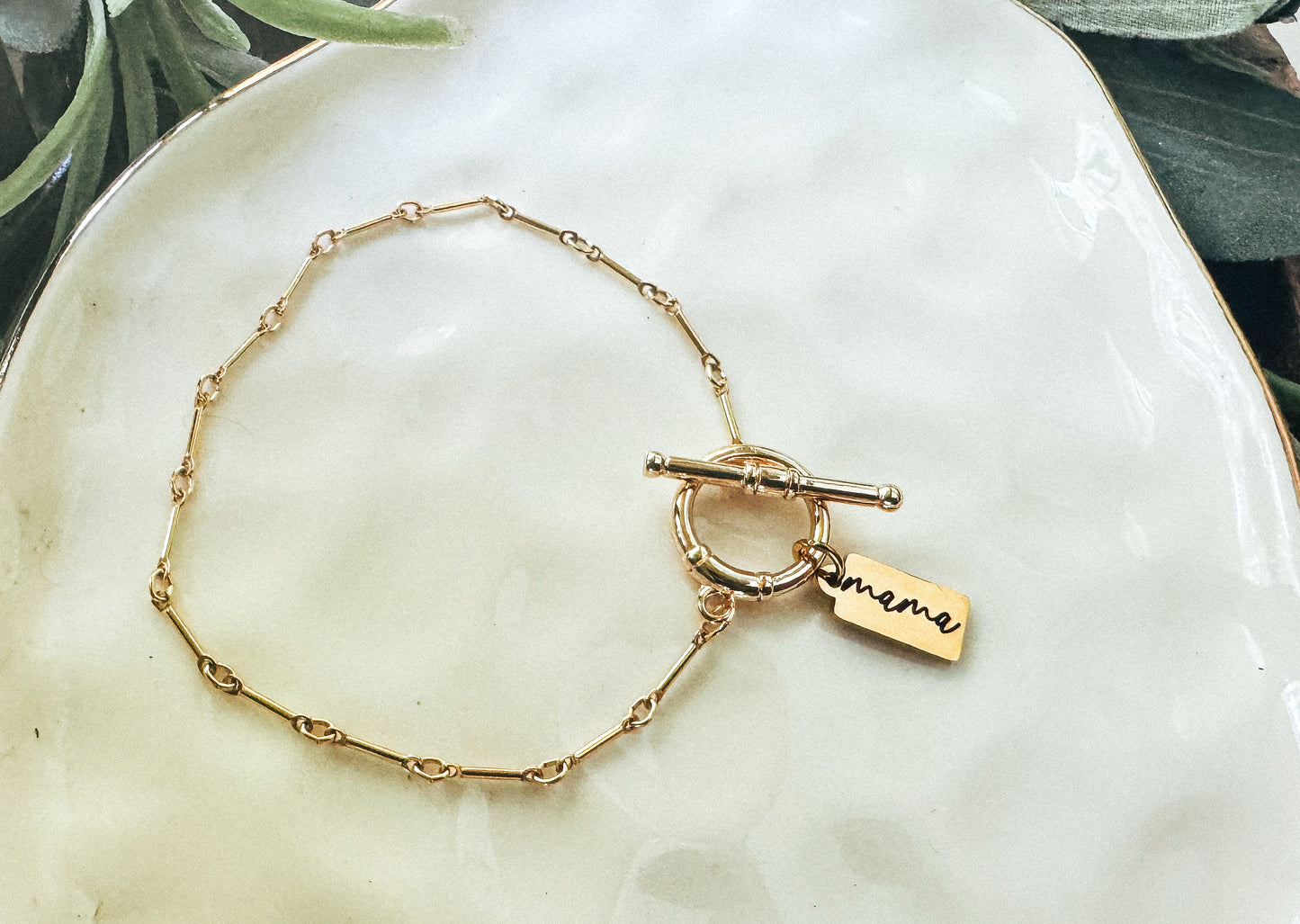 Mama Script Bracelet - Standard (7")