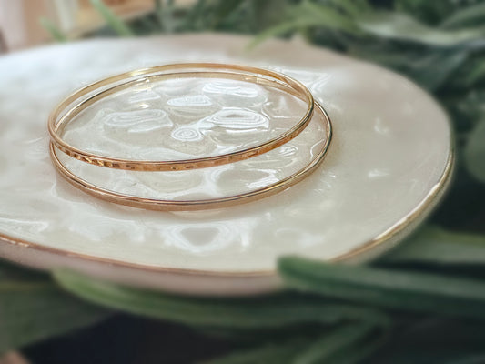 Golden Stillness Bangles