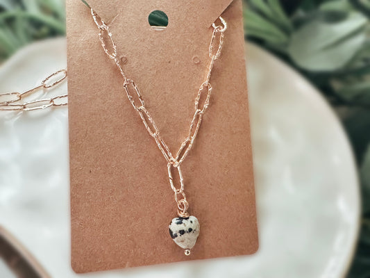 Speckled Bloom Necklace