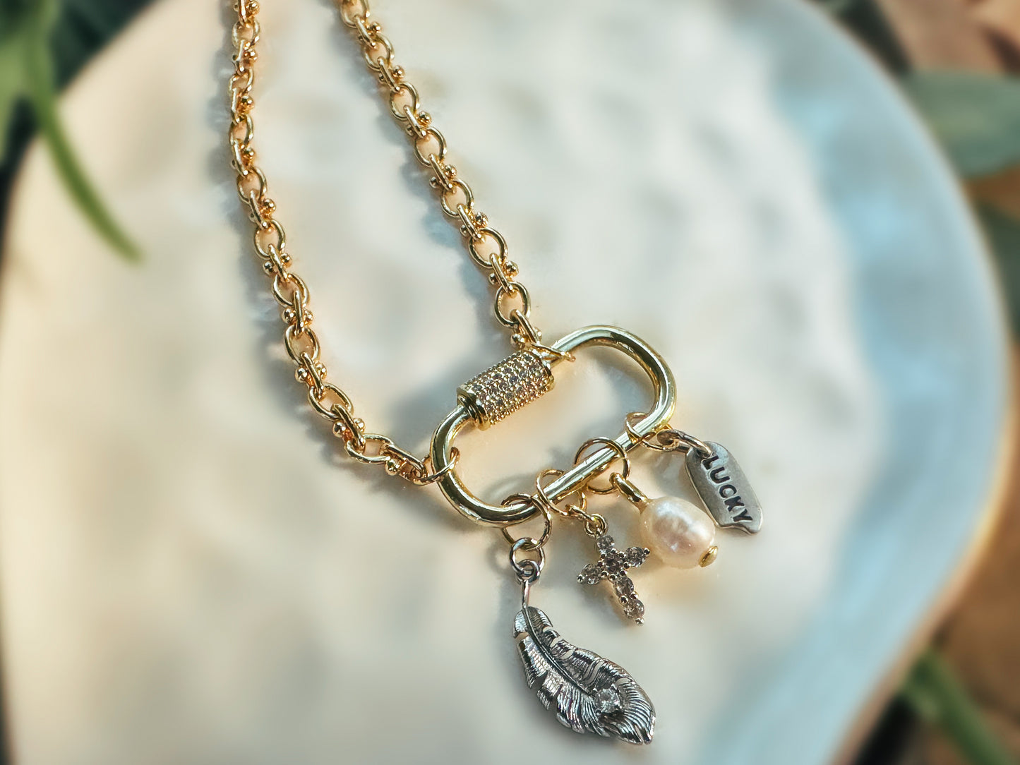 Lucky Feather Necklace