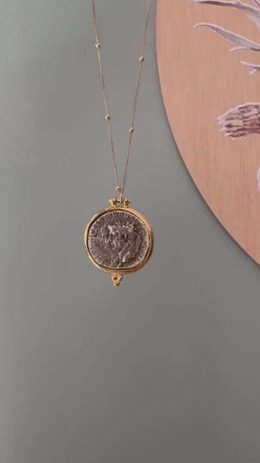 Greek Coin Necklace